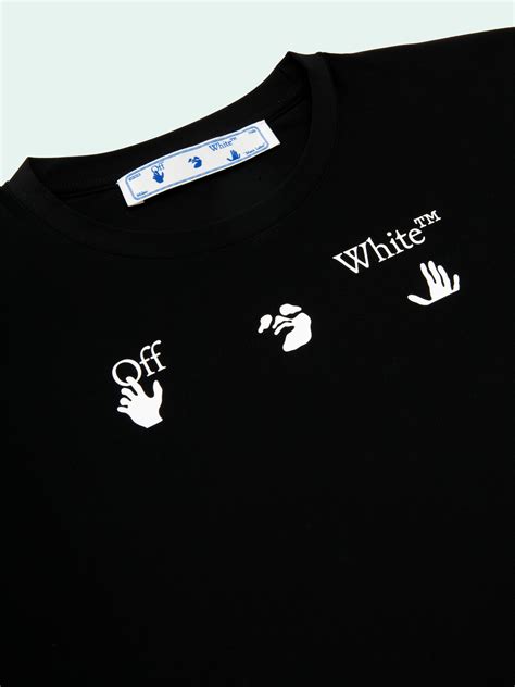 off white logo t shirt